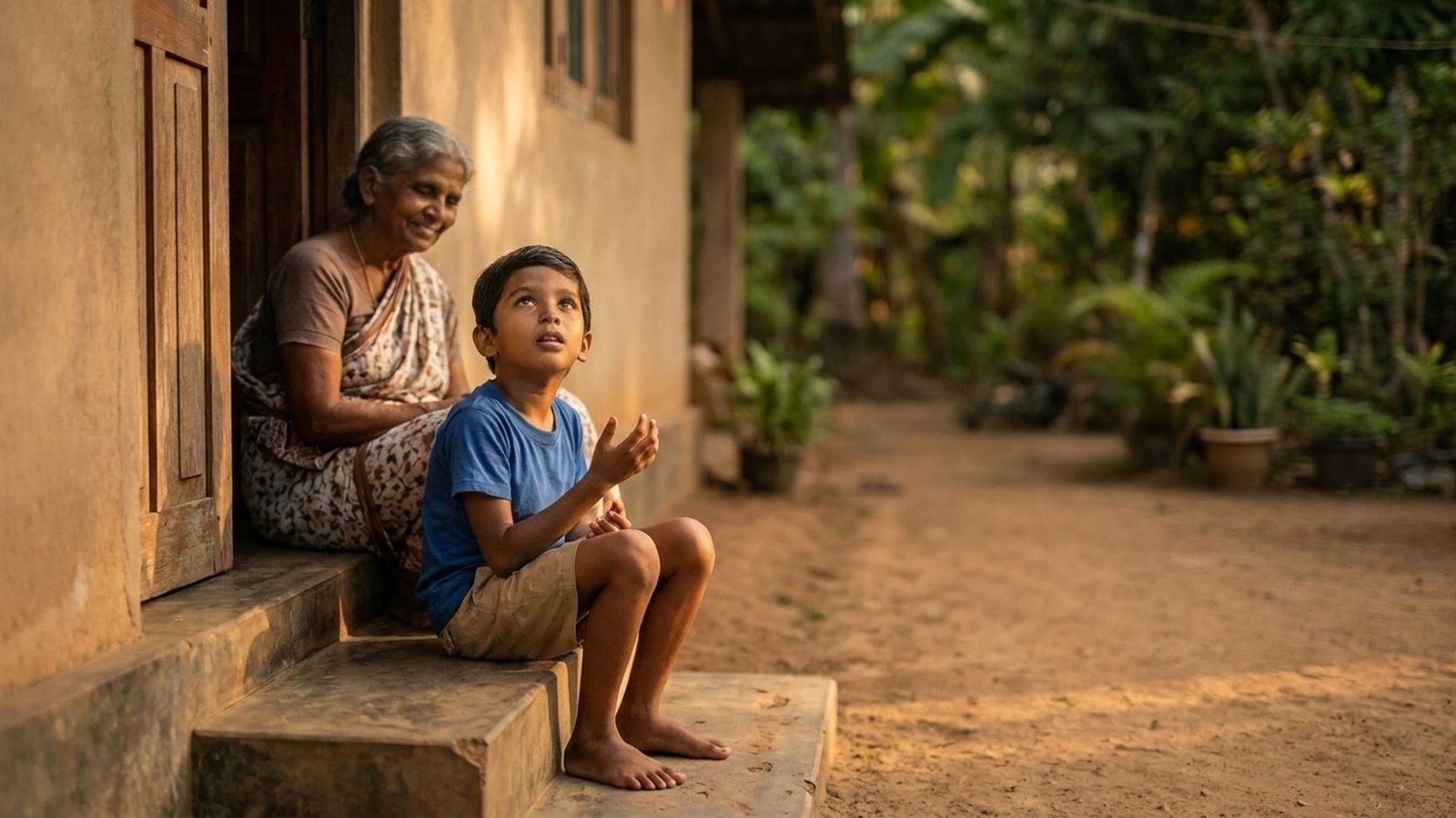 Questioning our grand parents on ur environment was the best ways we used to learn as kids
